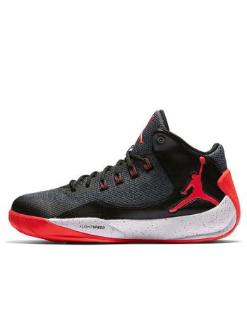 Air Jordan Rising High 2 Sneakers Black/Red/White 844065-006
